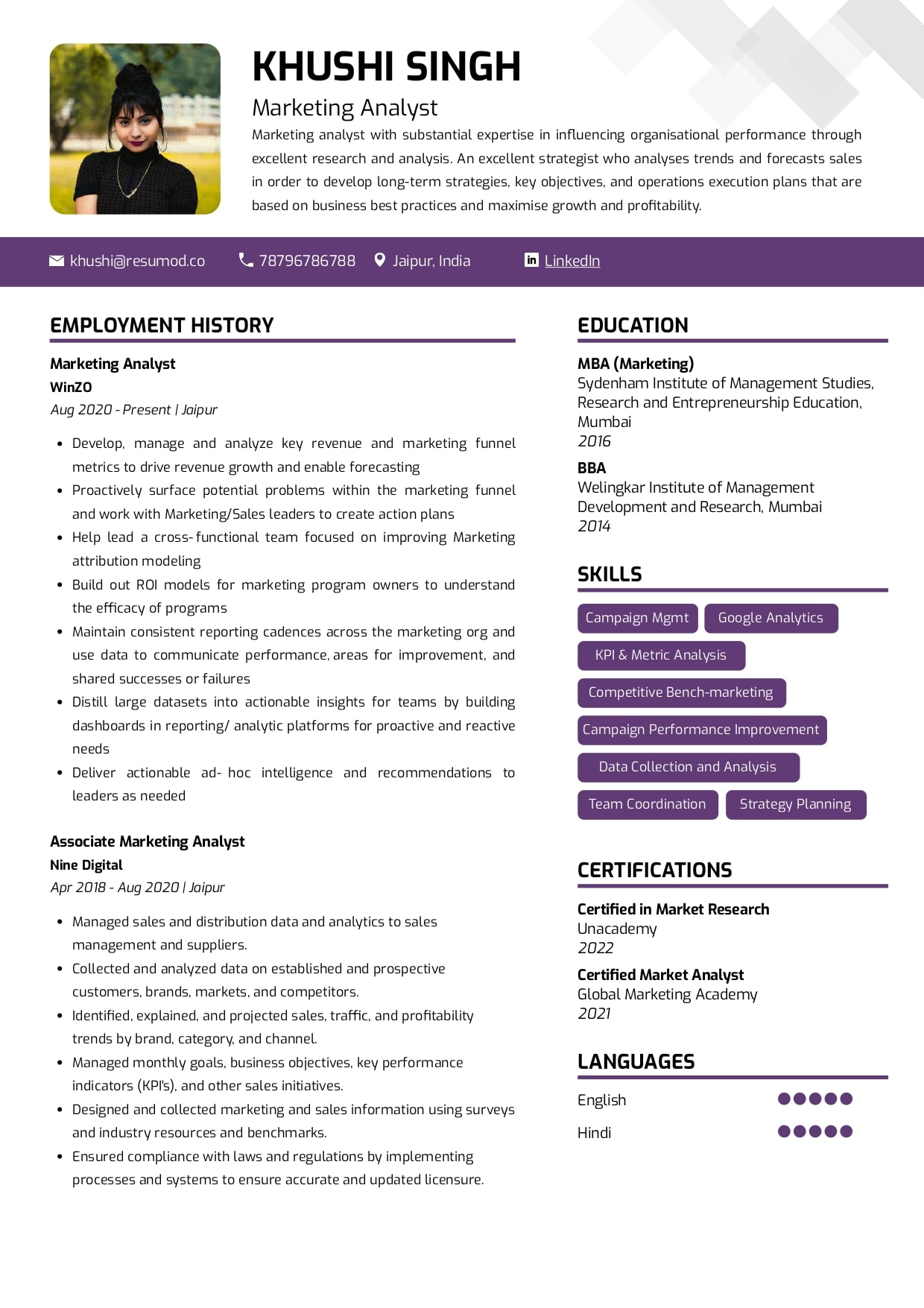 Resume 13